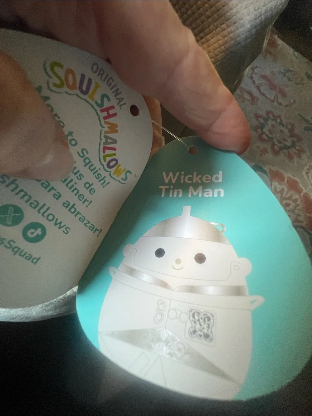New with Tags Squishmallow Wicked Tin Man Stuffie